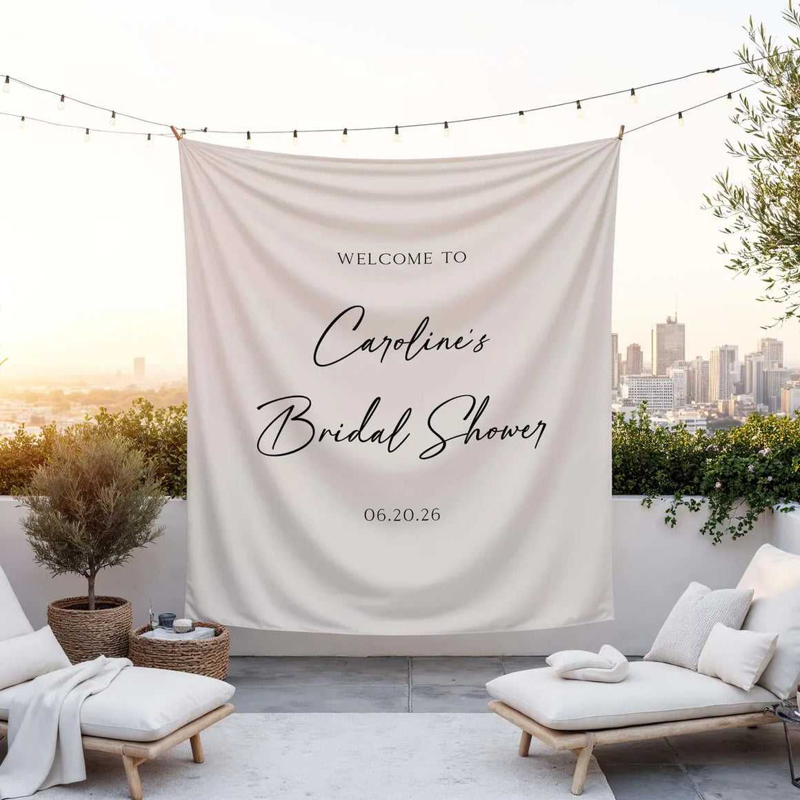 Signature Bridal Shower Banner
