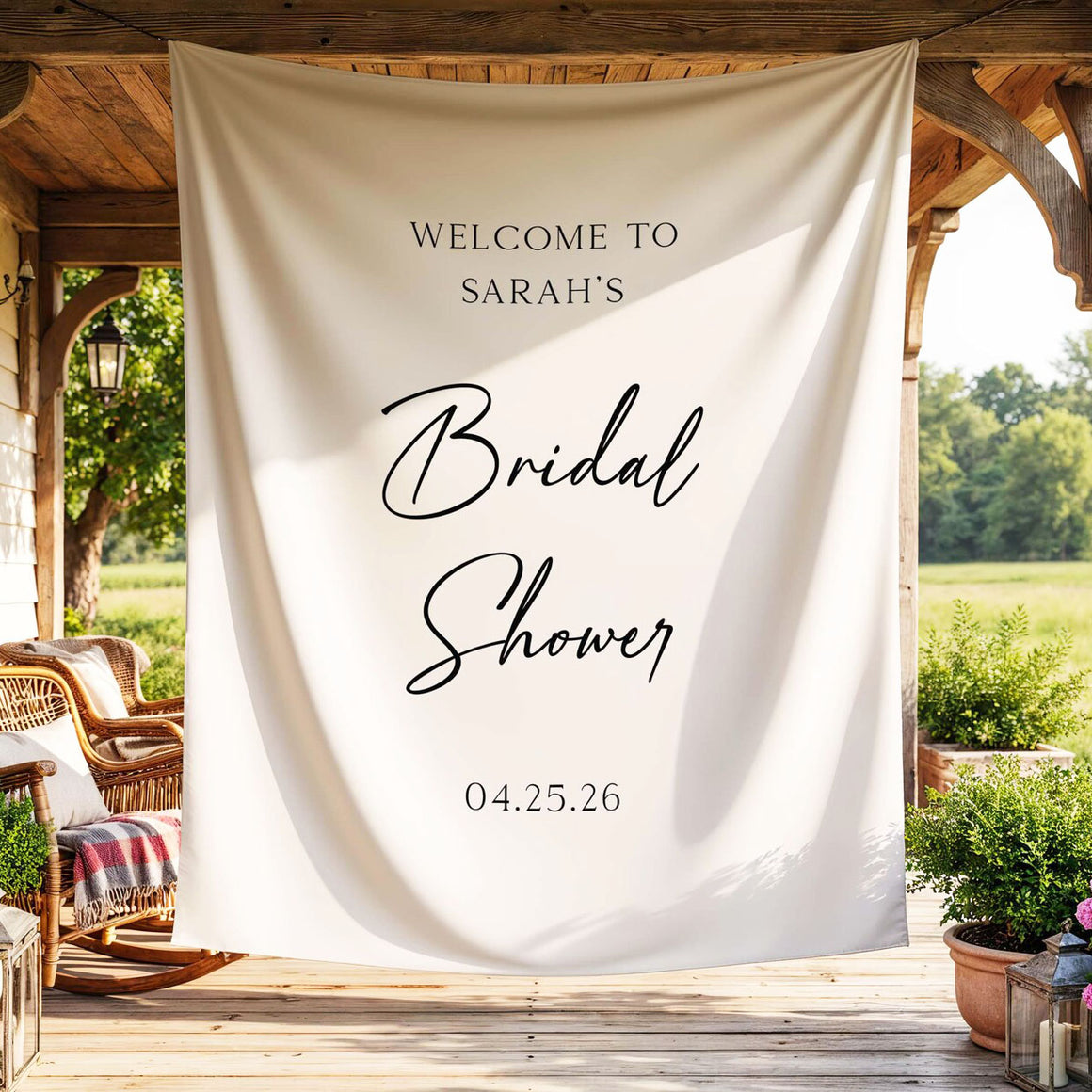 Statement Bridal Shower Banner