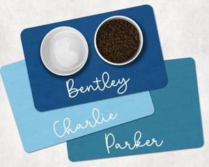 Personalized Pet Food Placemat