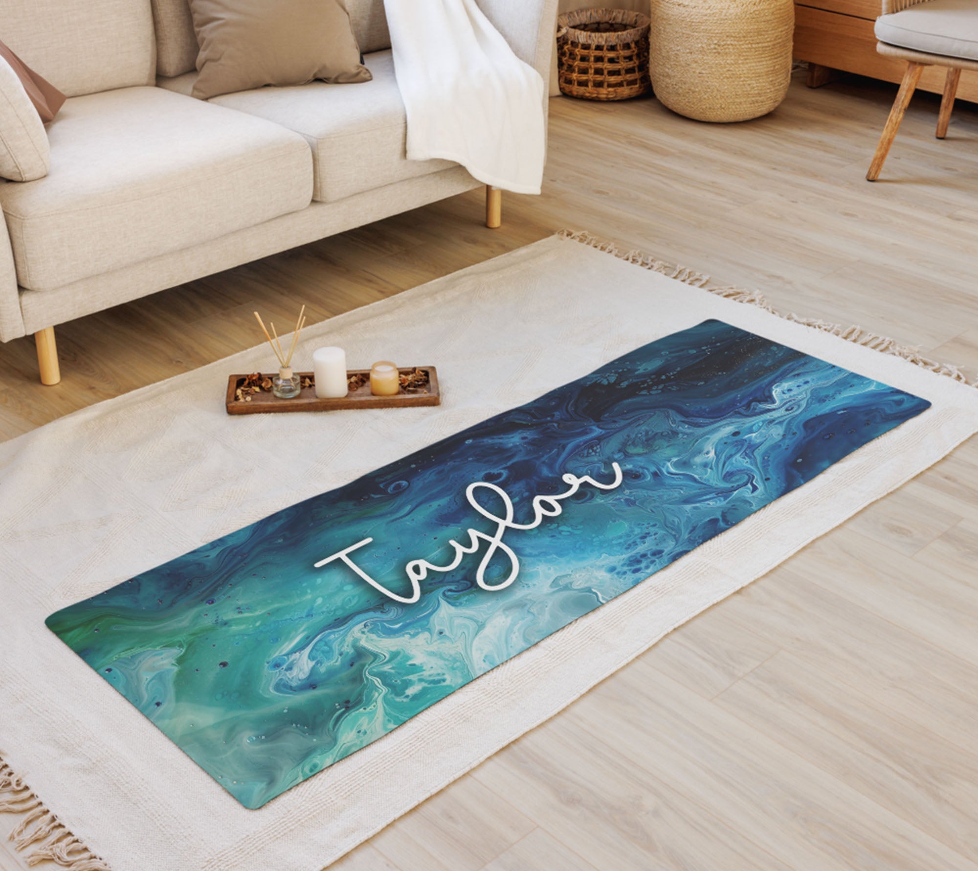 Marble Personalized Yoga Mat