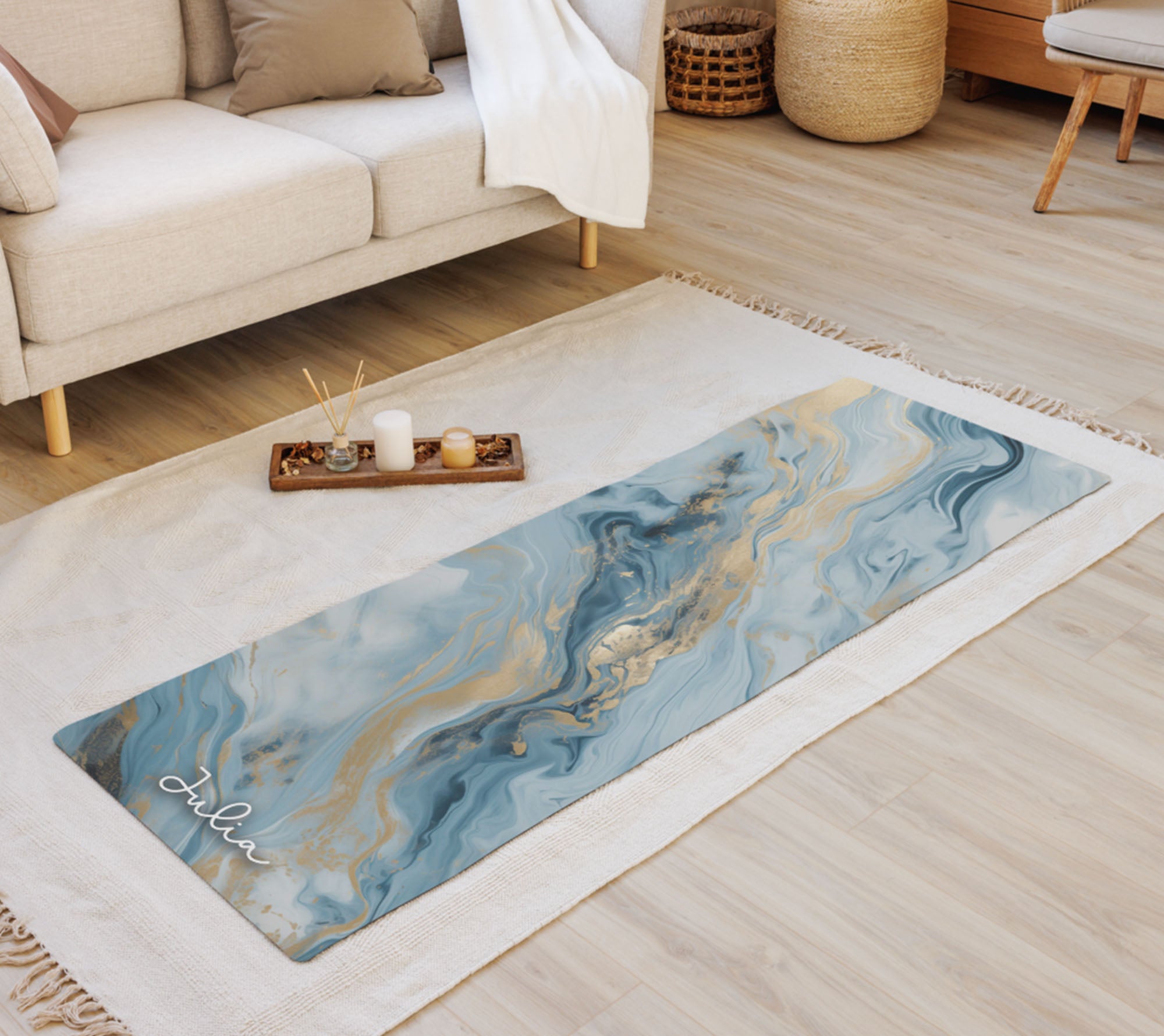Marble Personalized Yoga Mat