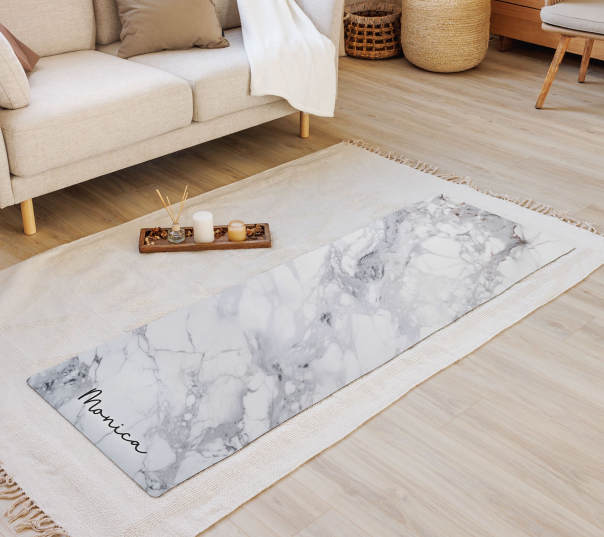 Marble Personalized Yoga Mat