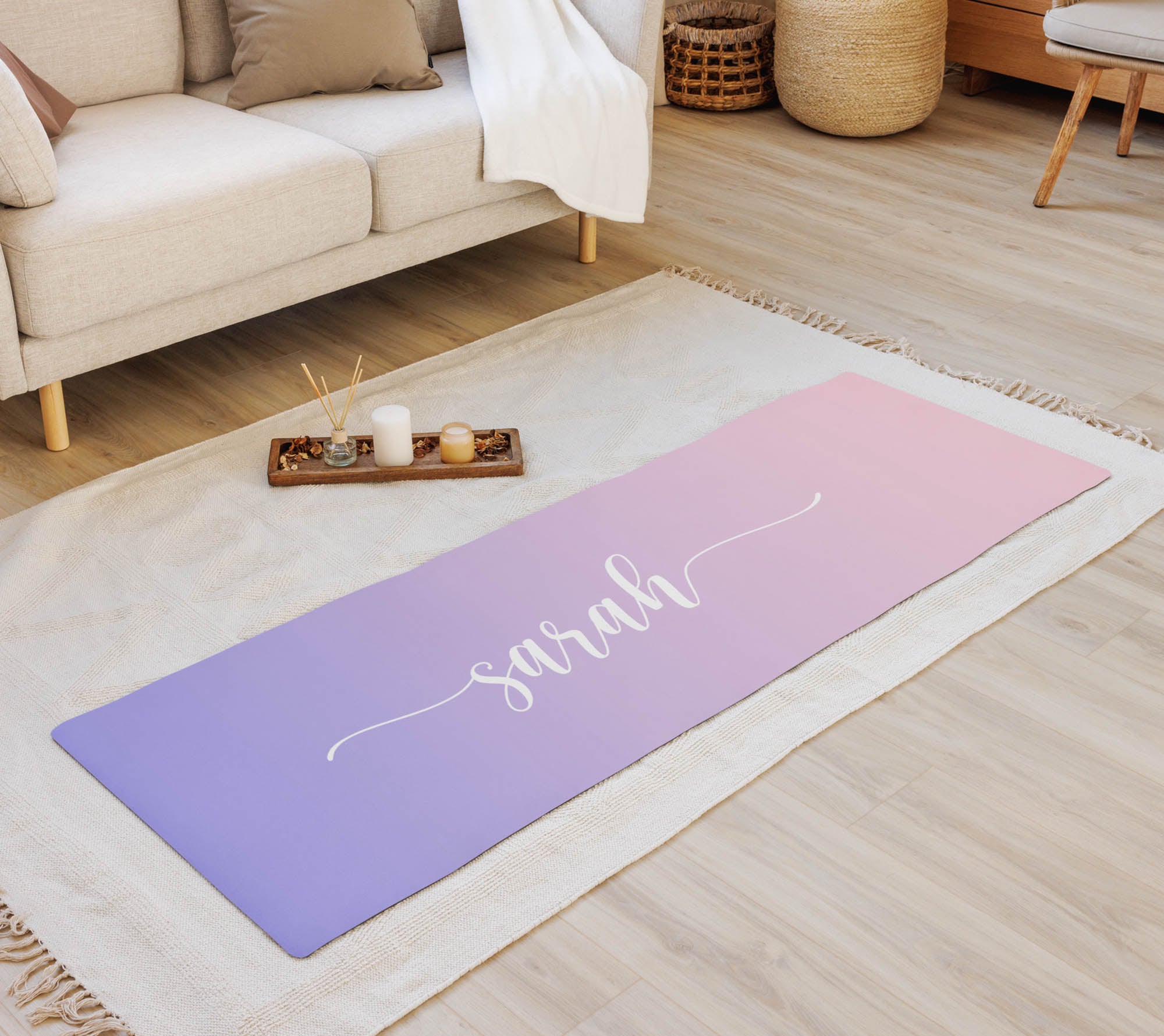 Ombre Personalized Yoga Mat
