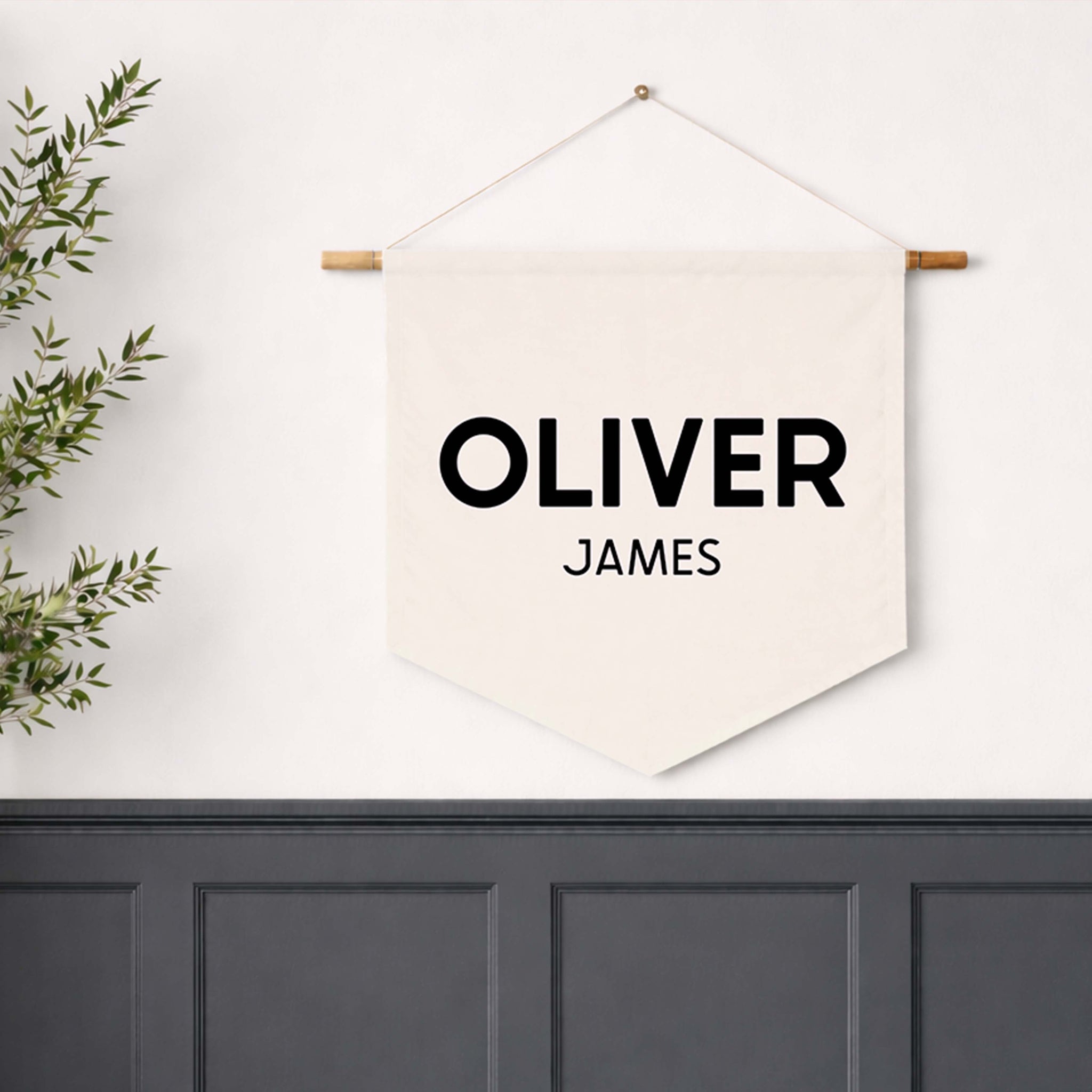 Bold Name Pennant