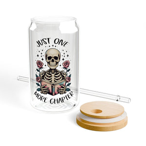 Just One More Chapter Skeleton Tumbler