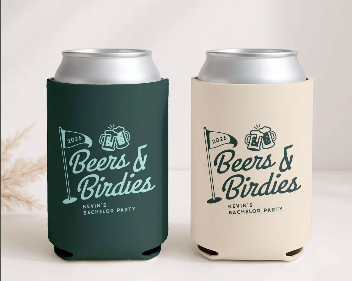 Beers & Birdies Can Cooler