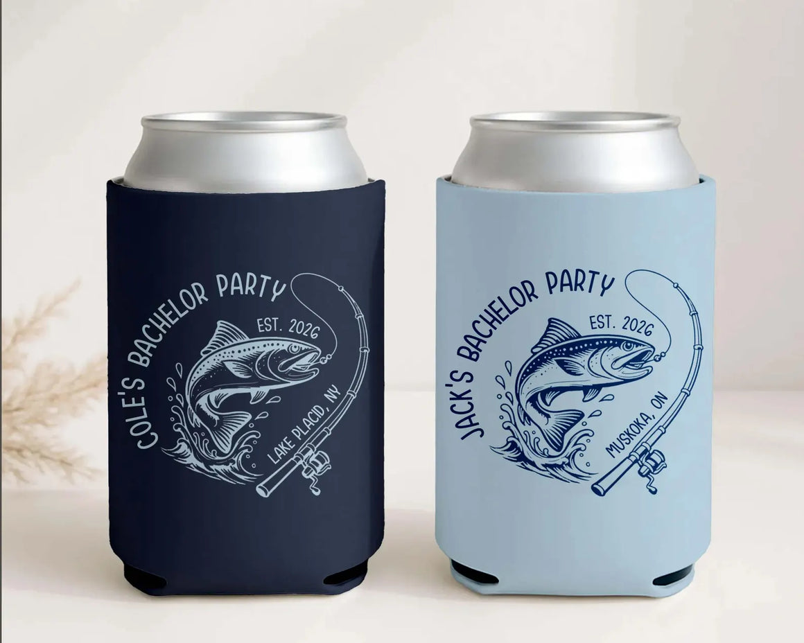 Fishing Trip Can Cooler